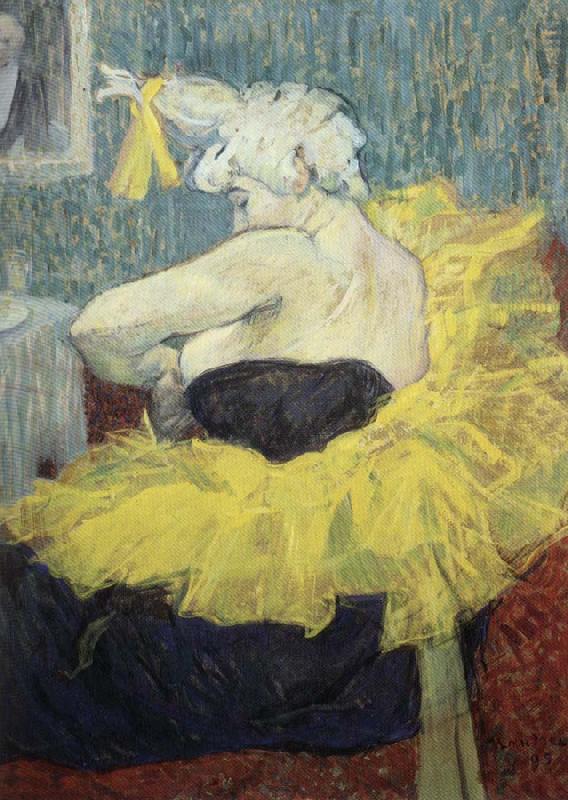 Henri  Toulouse-Lautrec The Clowness Cha-u-Kao china oil painting image